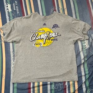 Vintage Adidas Lakers Champion Mens L Tee